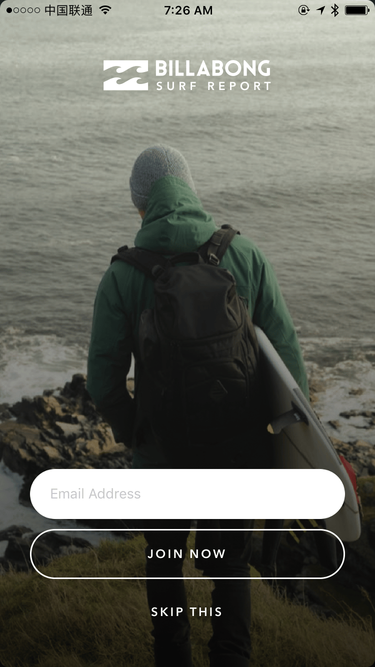 Billabong Surf Report Login