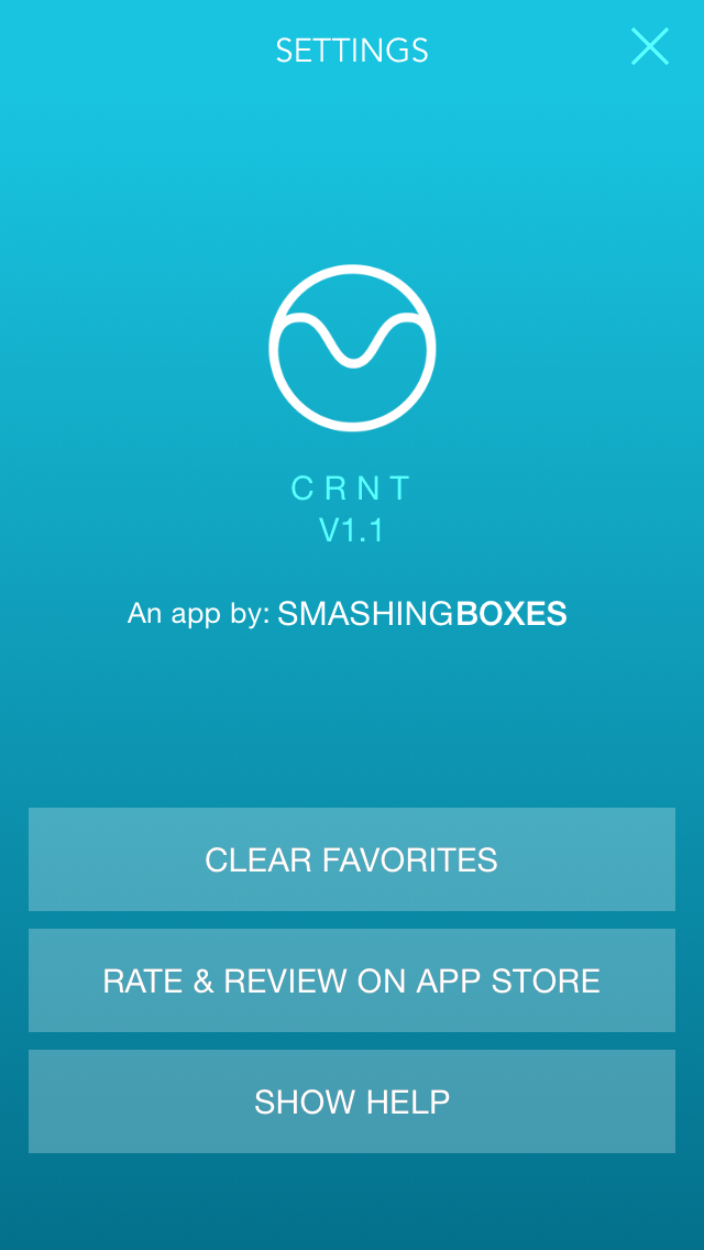 CRNT Setting