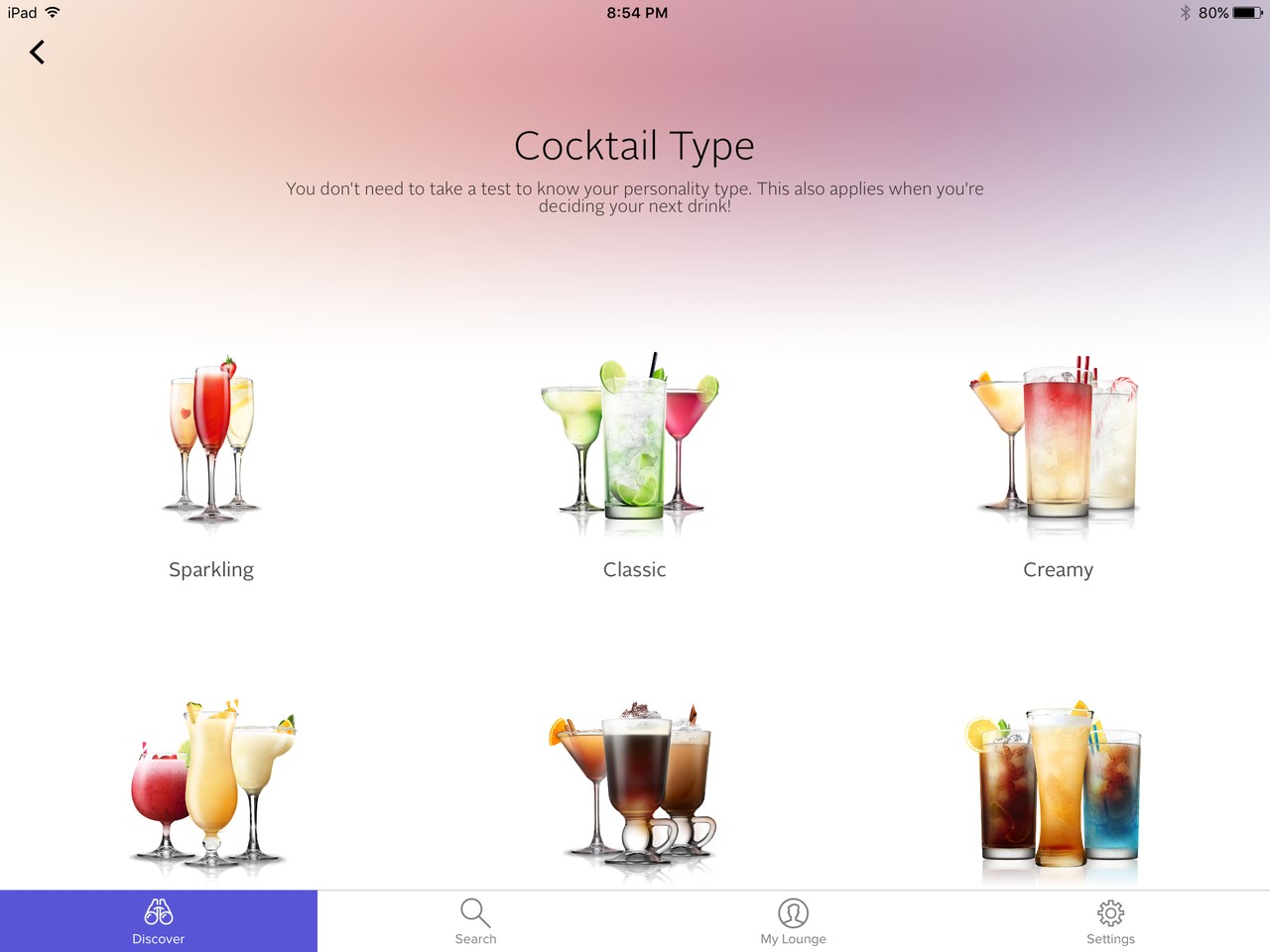 Cocktail Flow List
