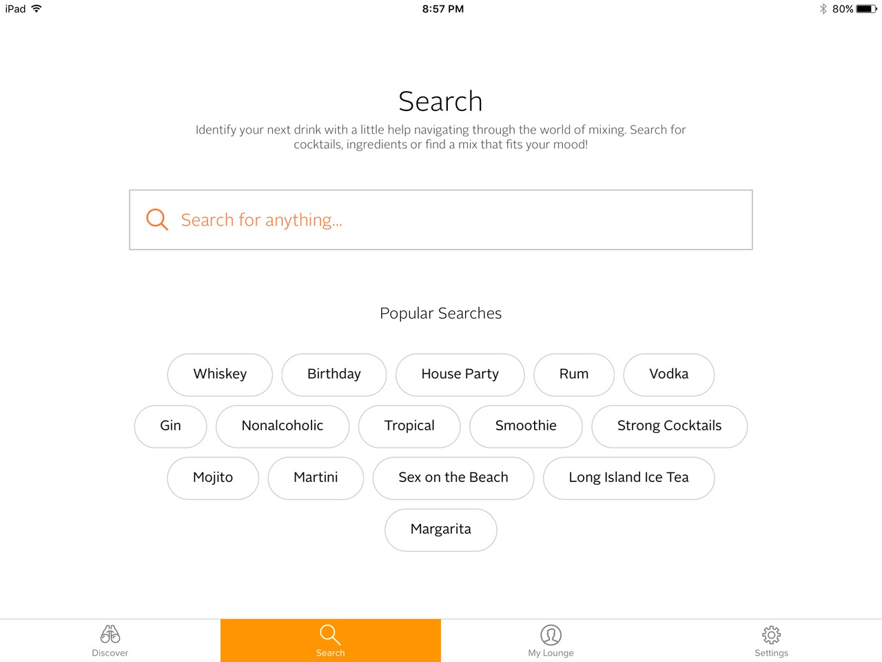 Cocktail Flow Search