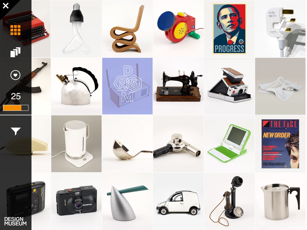 The Design Museum Collection Collection List