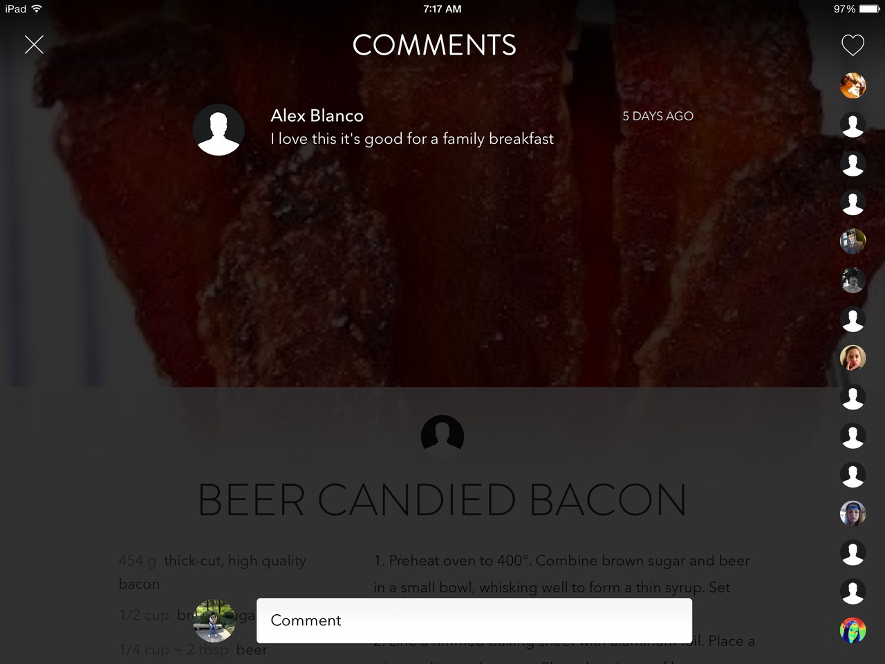 Cook Comment