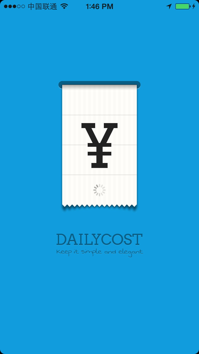 DailyCost Splash