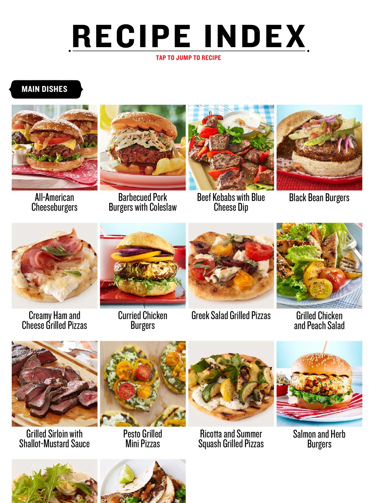 Dash Grilling! Menu