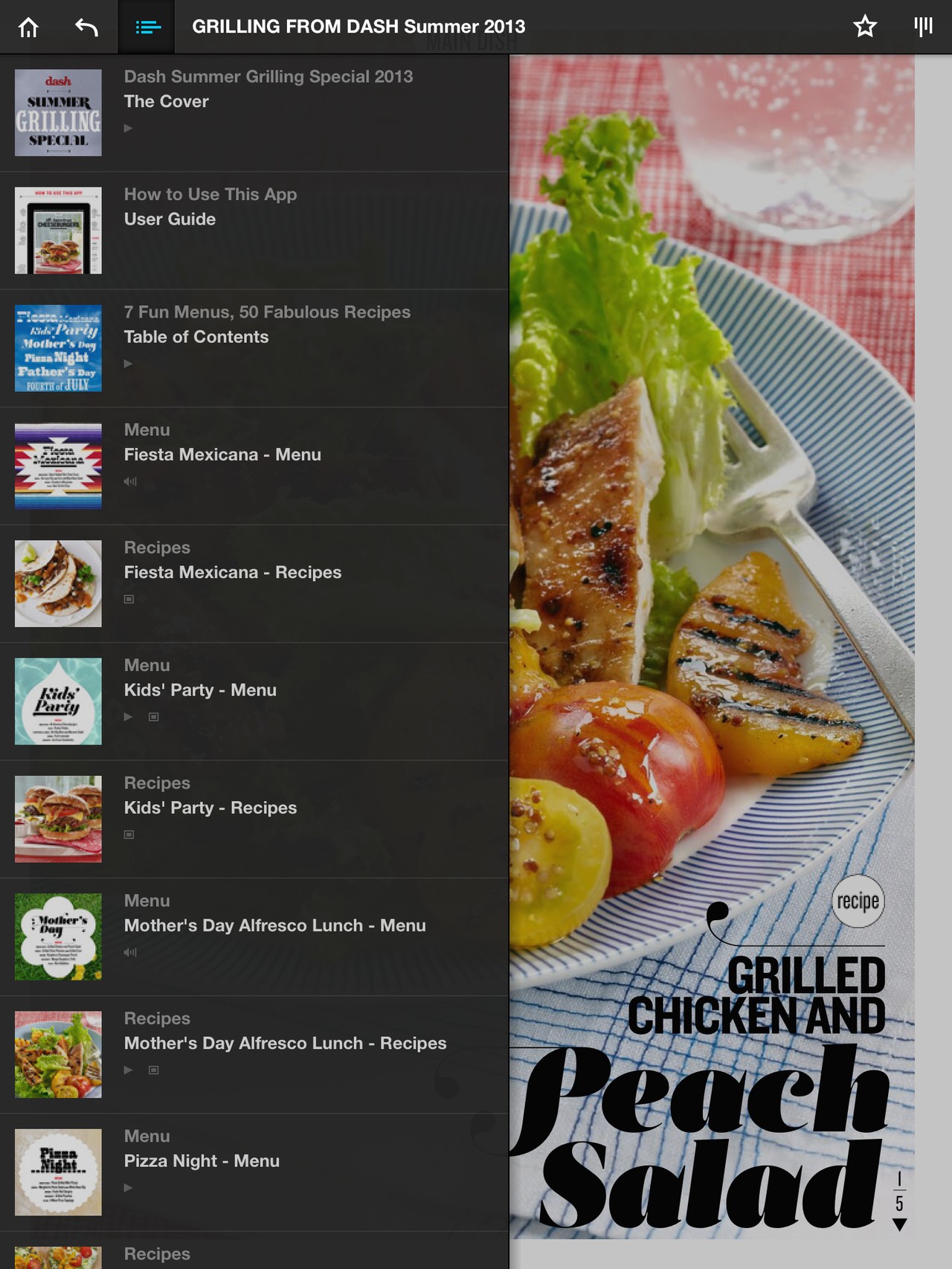 Dash Grilling! Sidebar