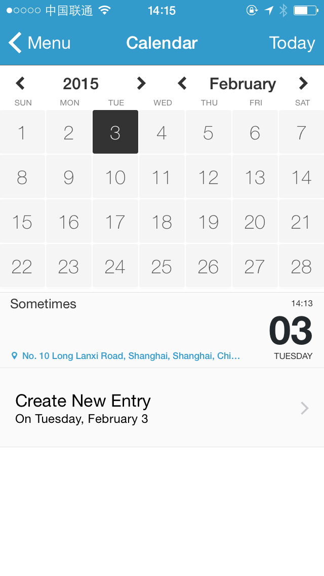 Day One Calendar