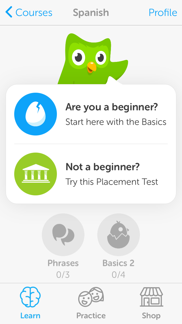 Duolingo Home