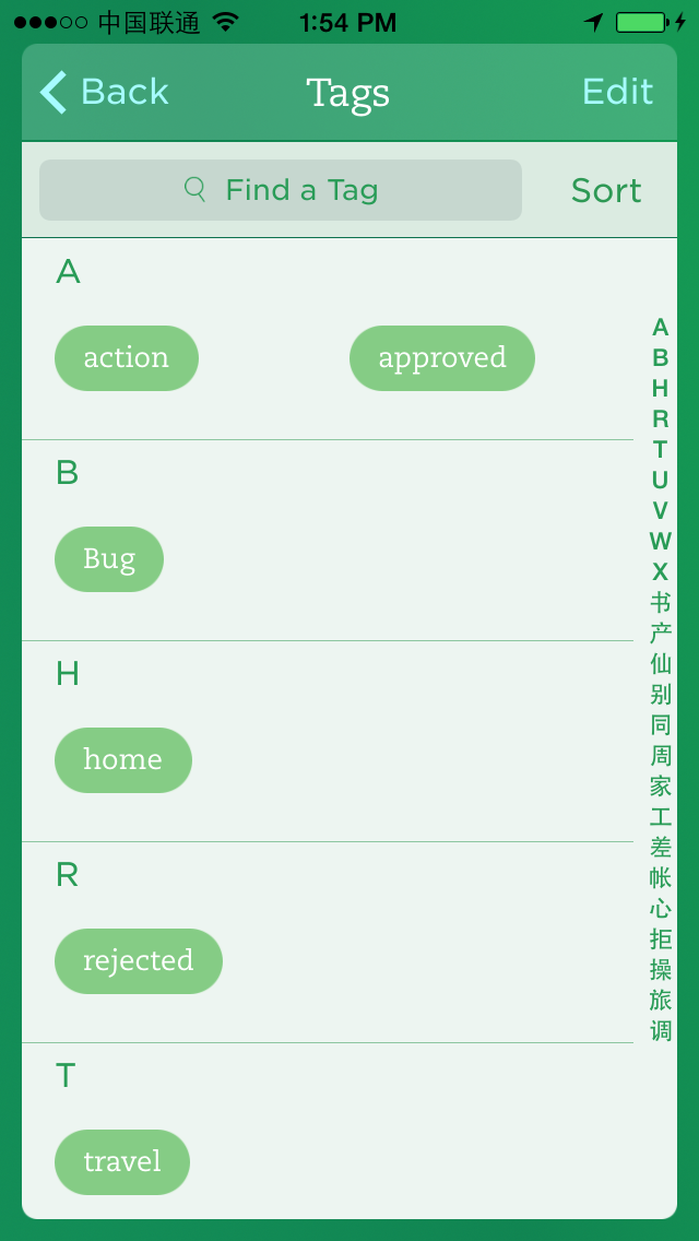 Evernote Tags