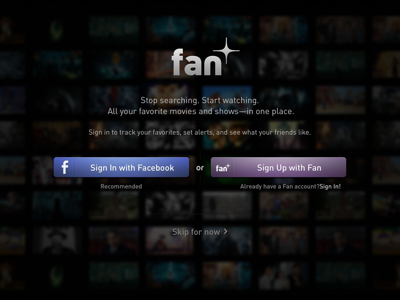 Fan TV Login