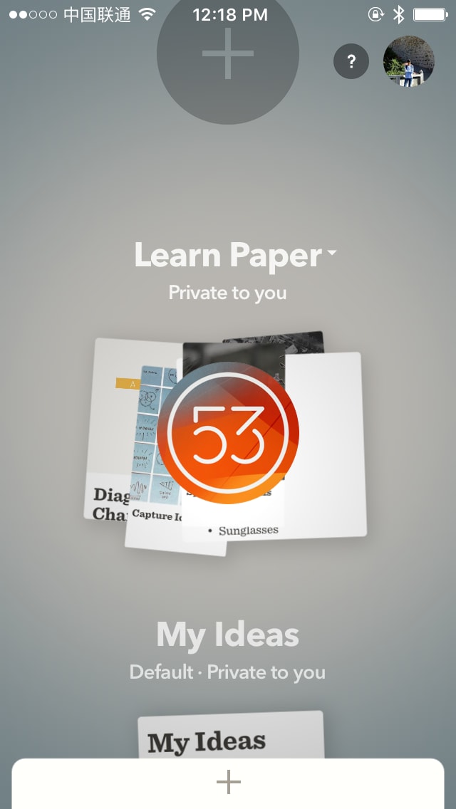 FiftyThree Paper Home
