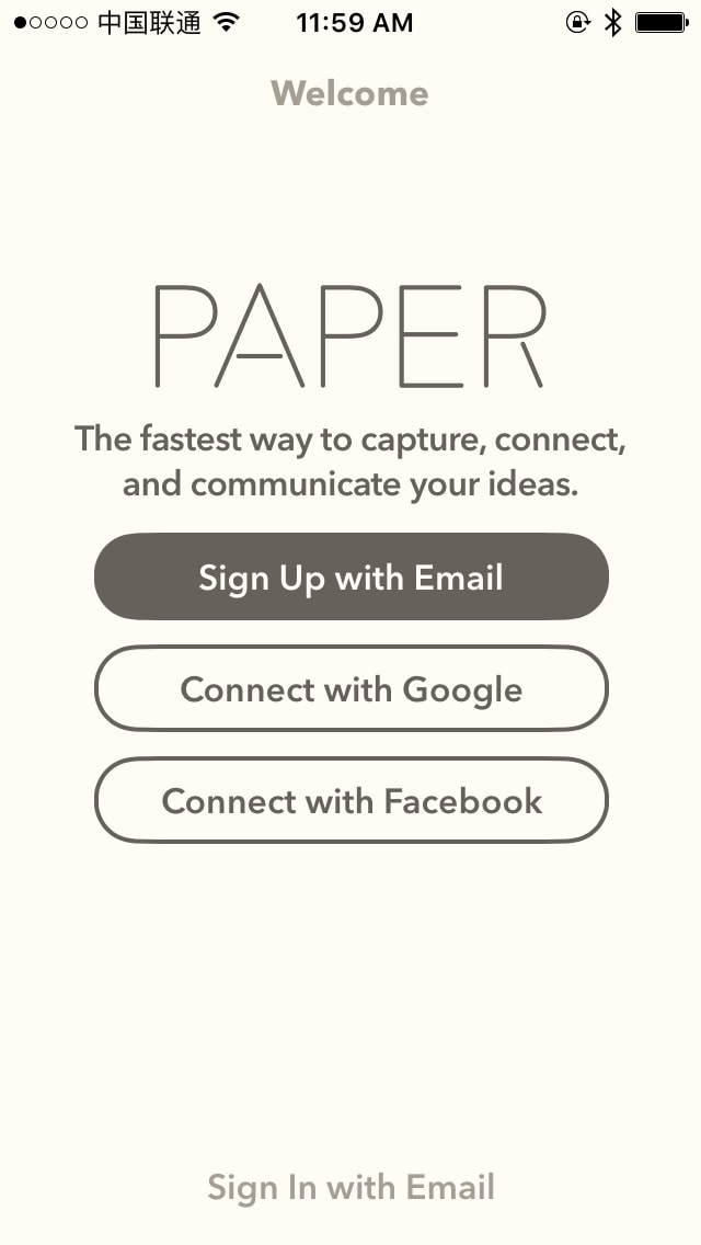 FiftyThree Paper Login