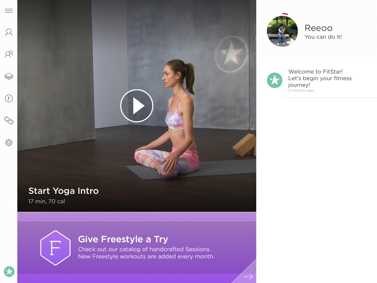 FitStar Yoga Home