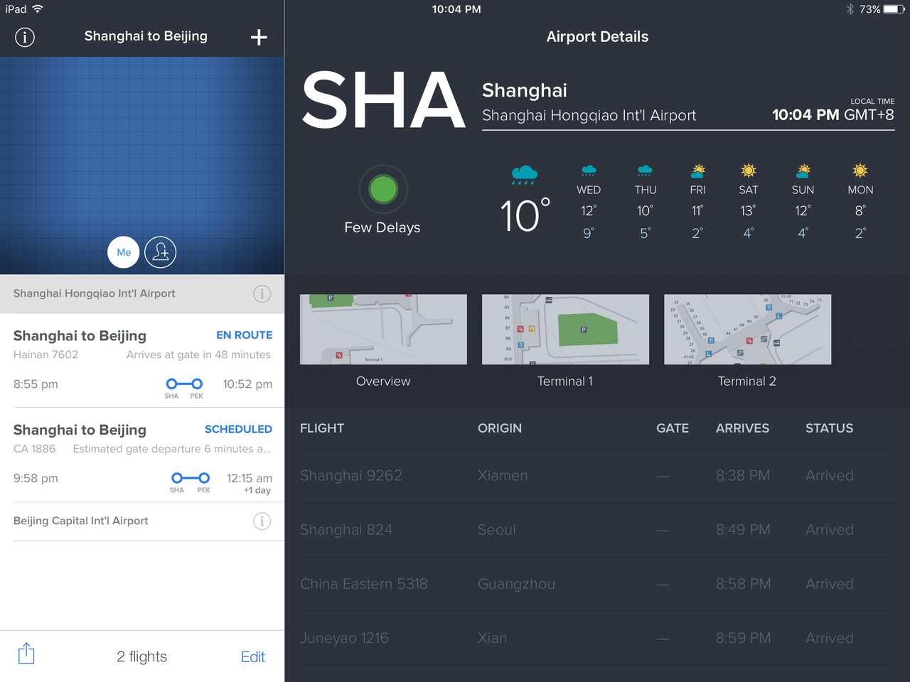 FlightTrack 5 Weather