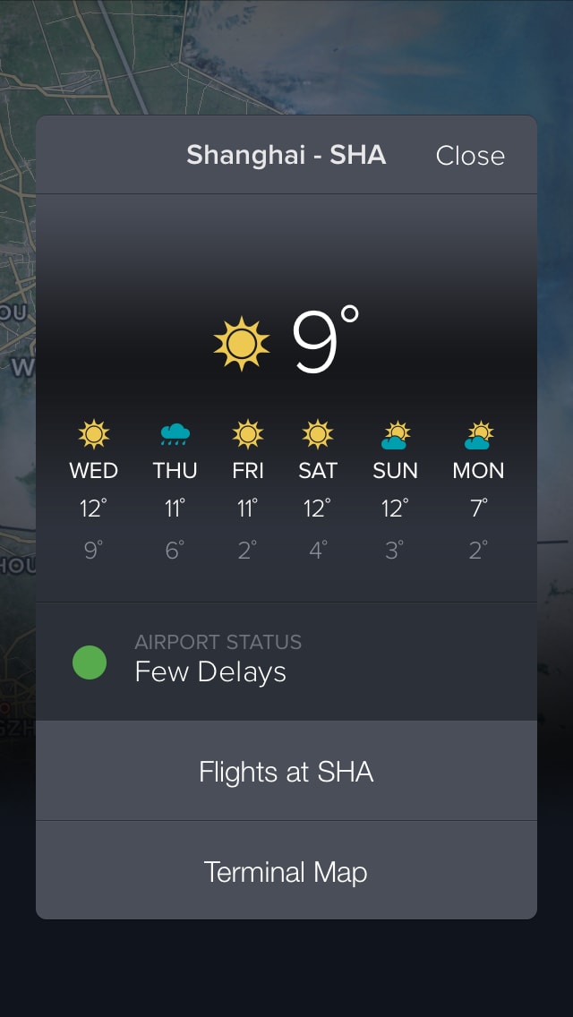 FlightTrack 5 Weather