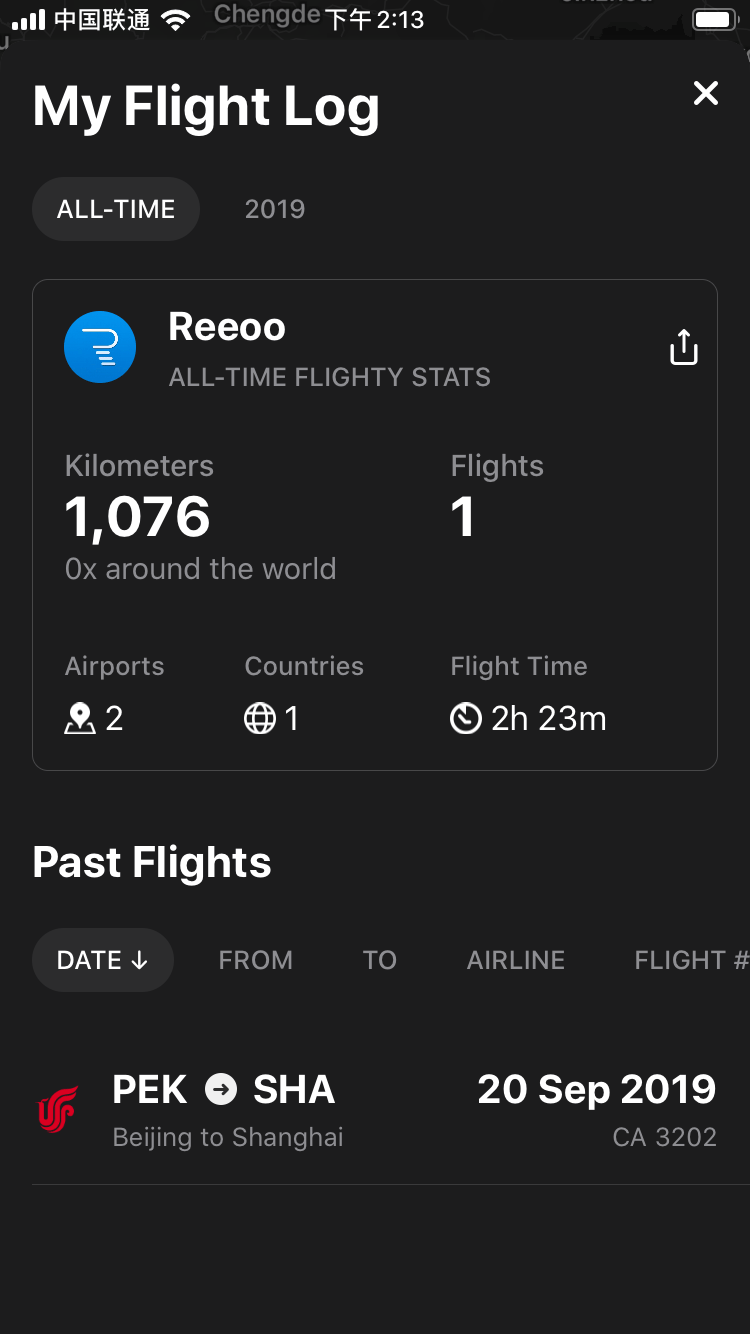 Flighty Profile