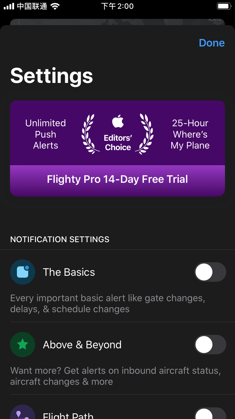 Flighty Setting