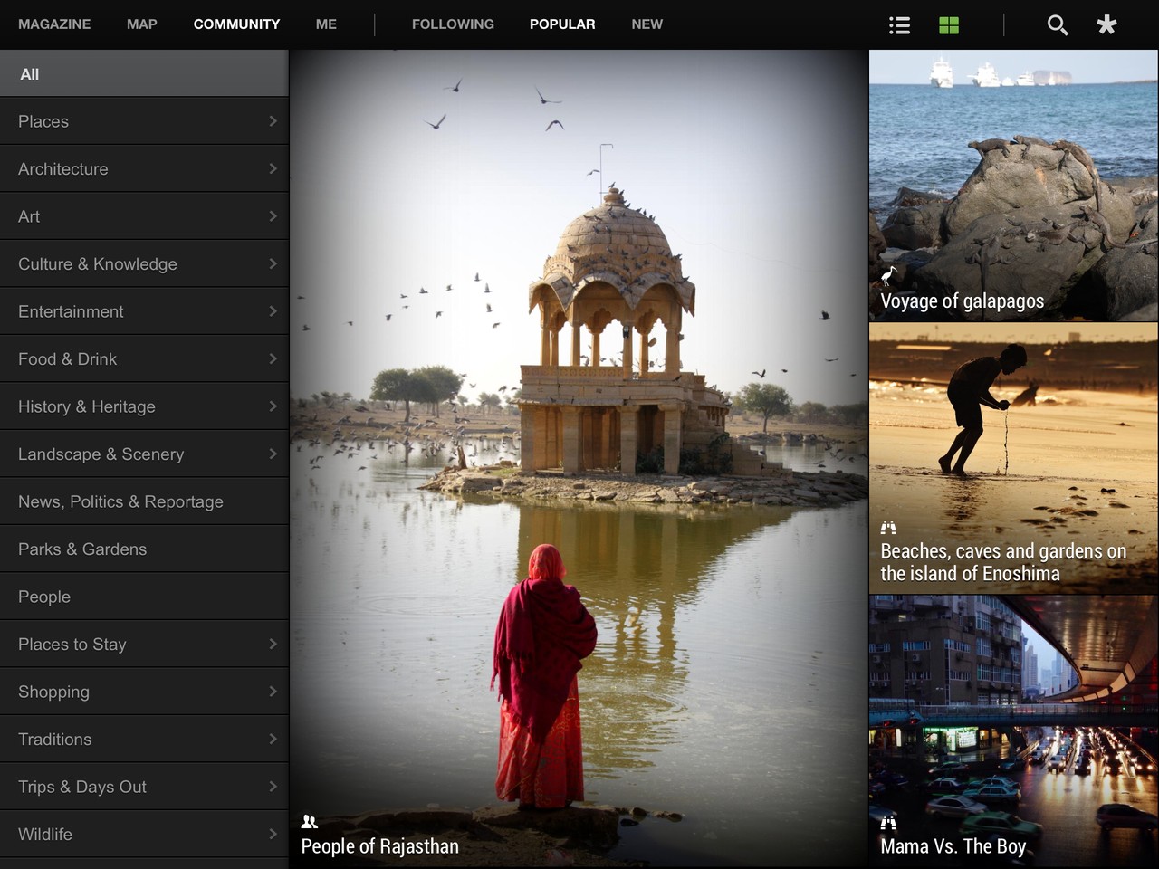 Fotopedia Sidebar