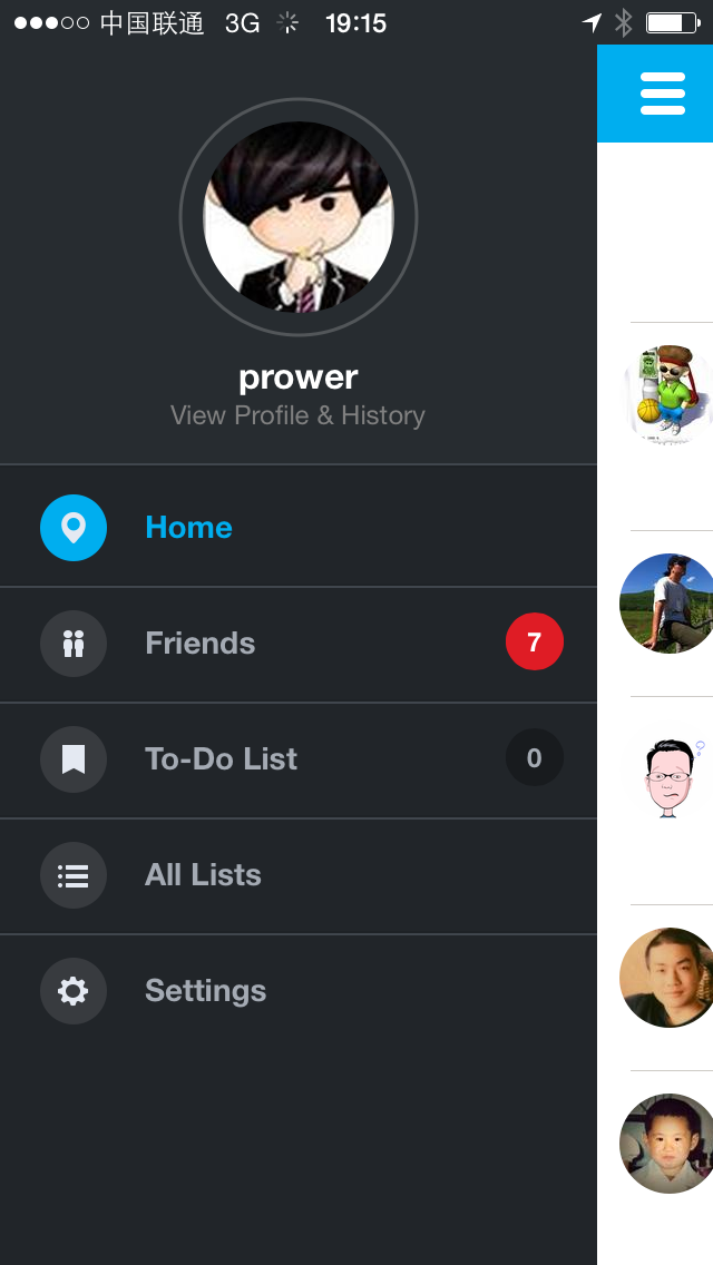 Foursquare Sidebar