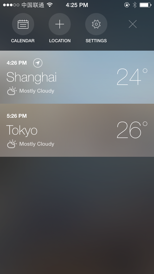 Fresh Air Menu