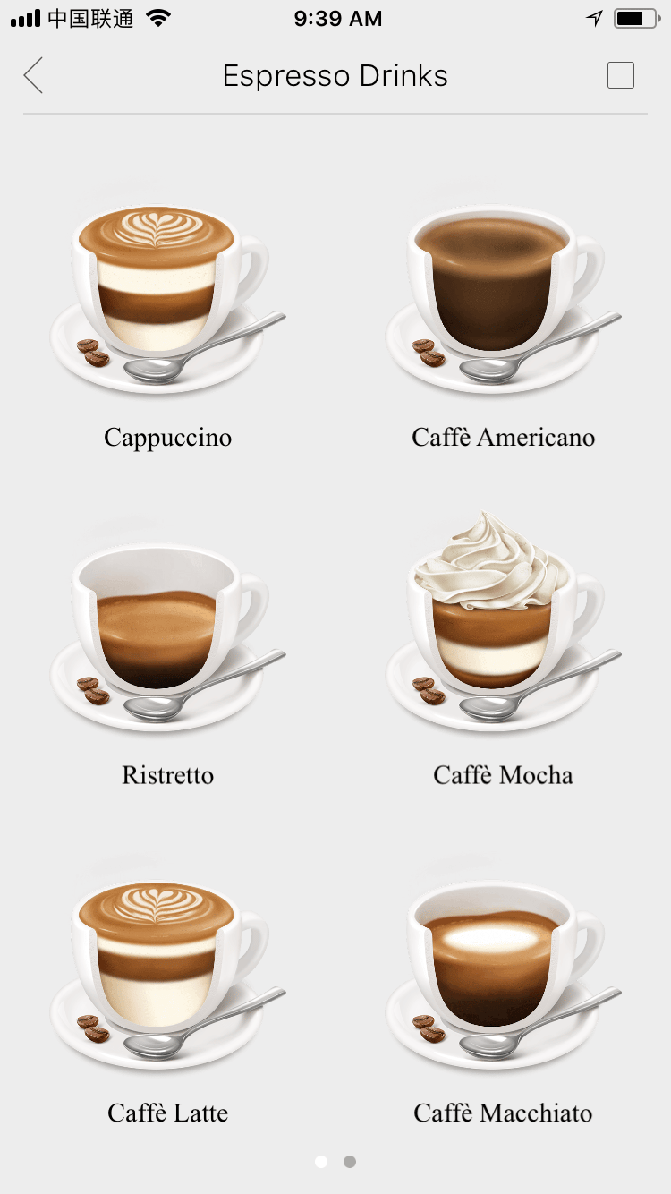 Fun Coffee List