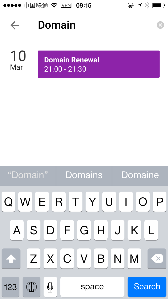 Google Calendar Search