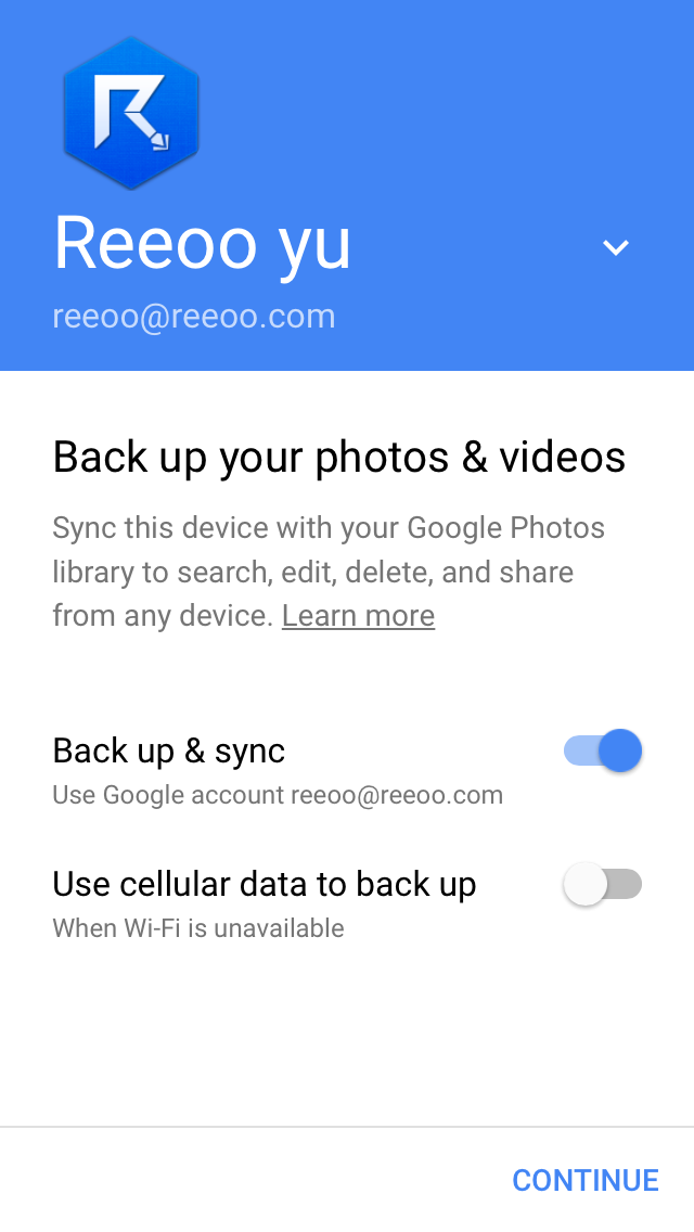 Google Photos Account