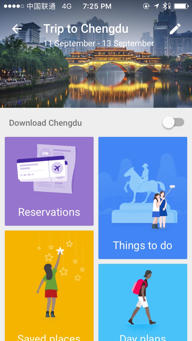 Google Trips Content