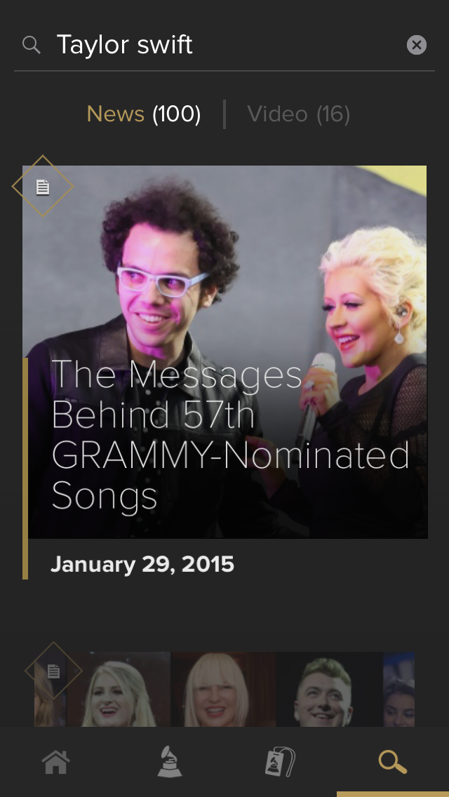 Grammys Search 2