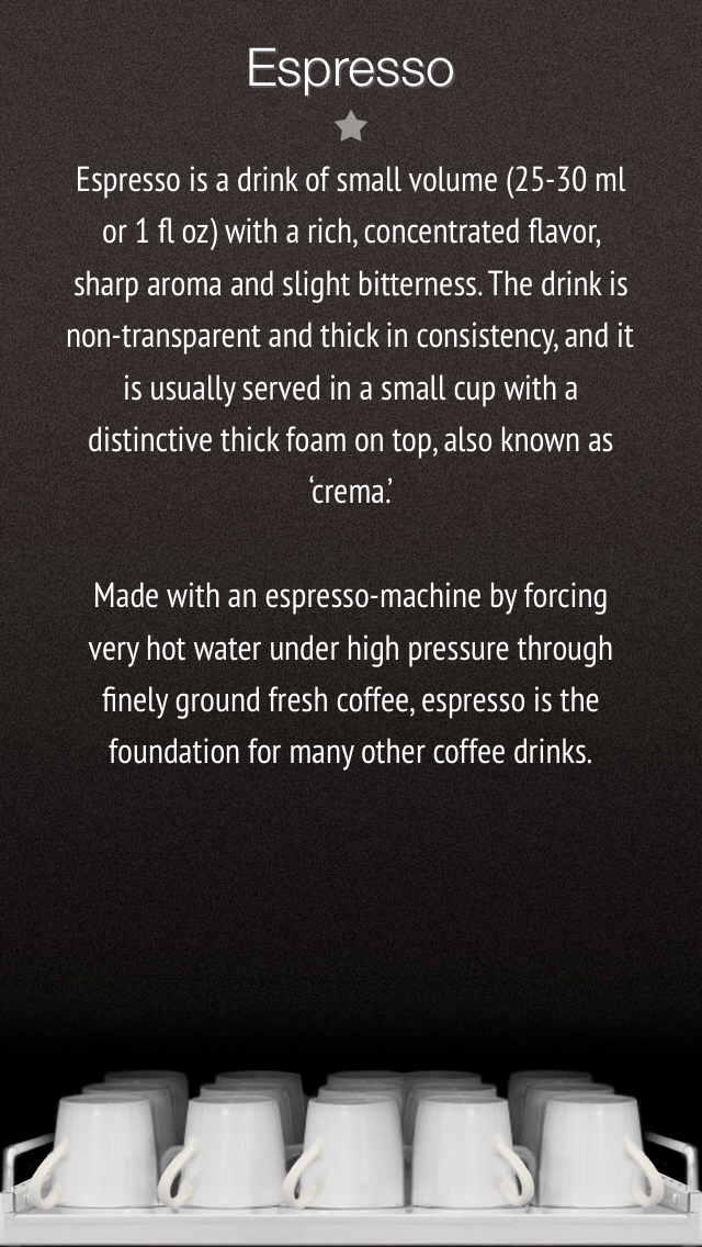Great Coffee App Info