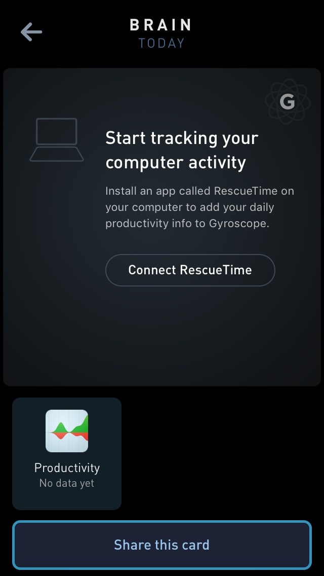 Gyroscope Content Empty