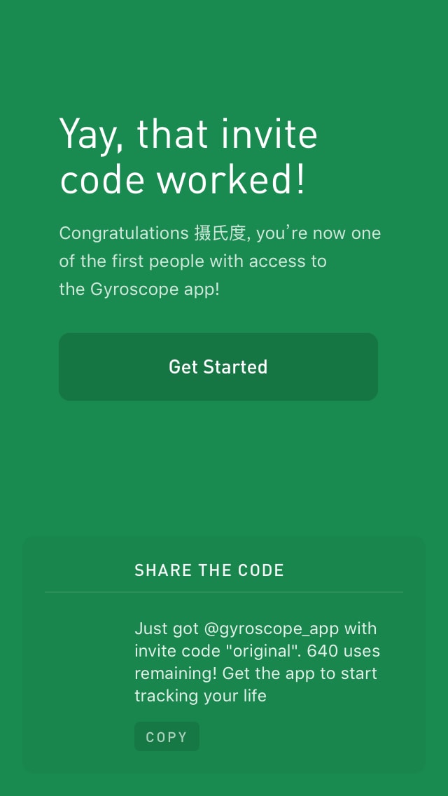 Gyroscope Invite 2