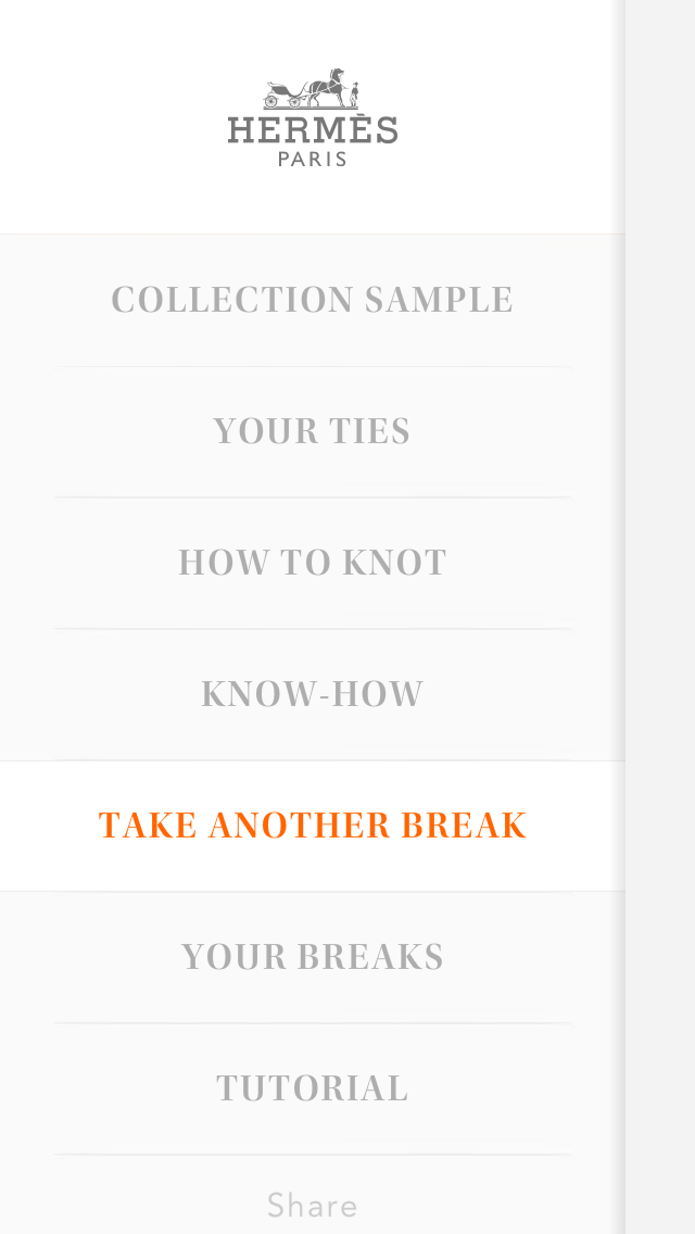 Hermès Tie Break Hermes Tie Break Sidebar