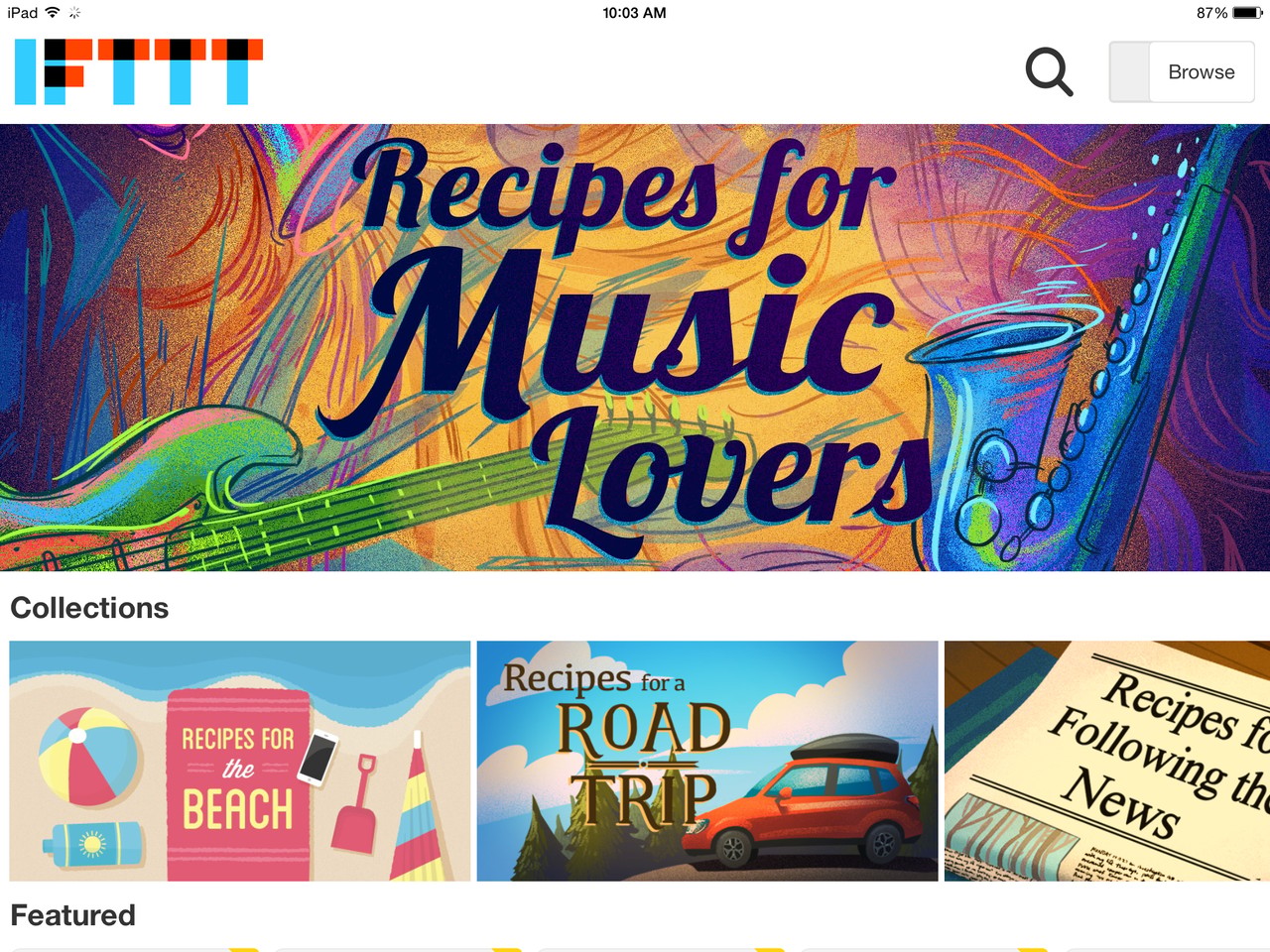 IFTTT Home