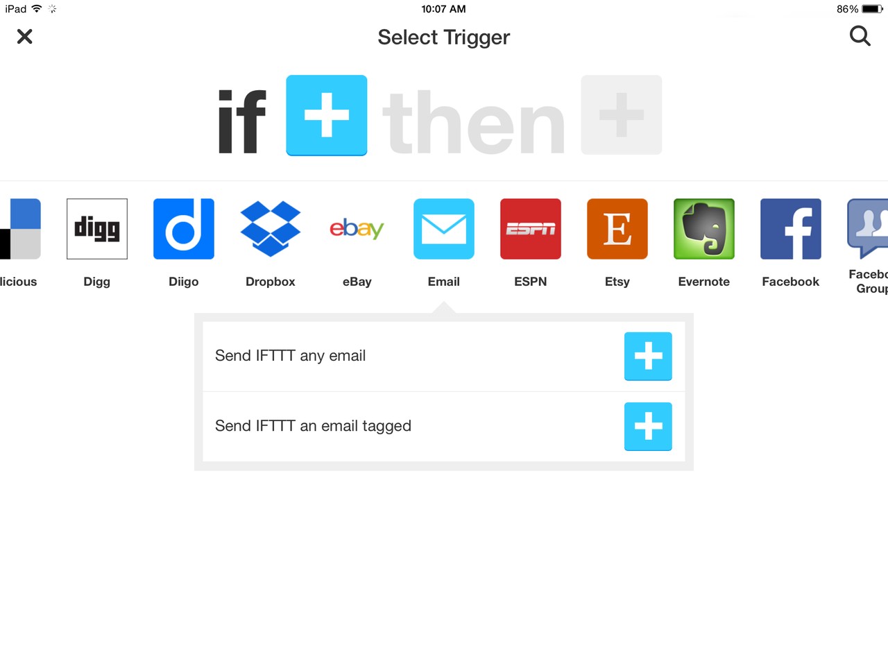 IFTTT Select