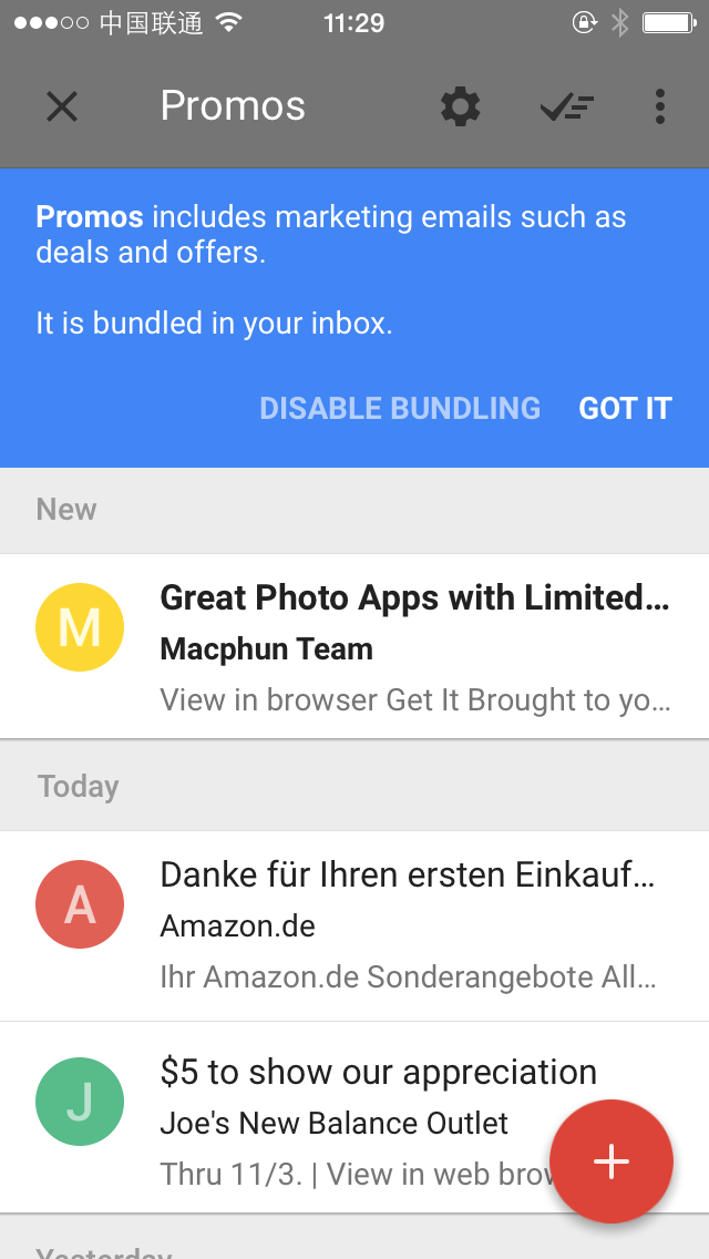Inbox Promos