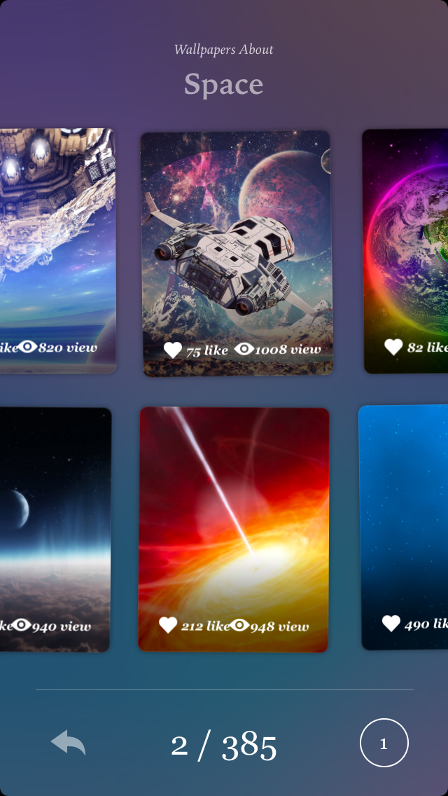 Infinity Wallpaper Content