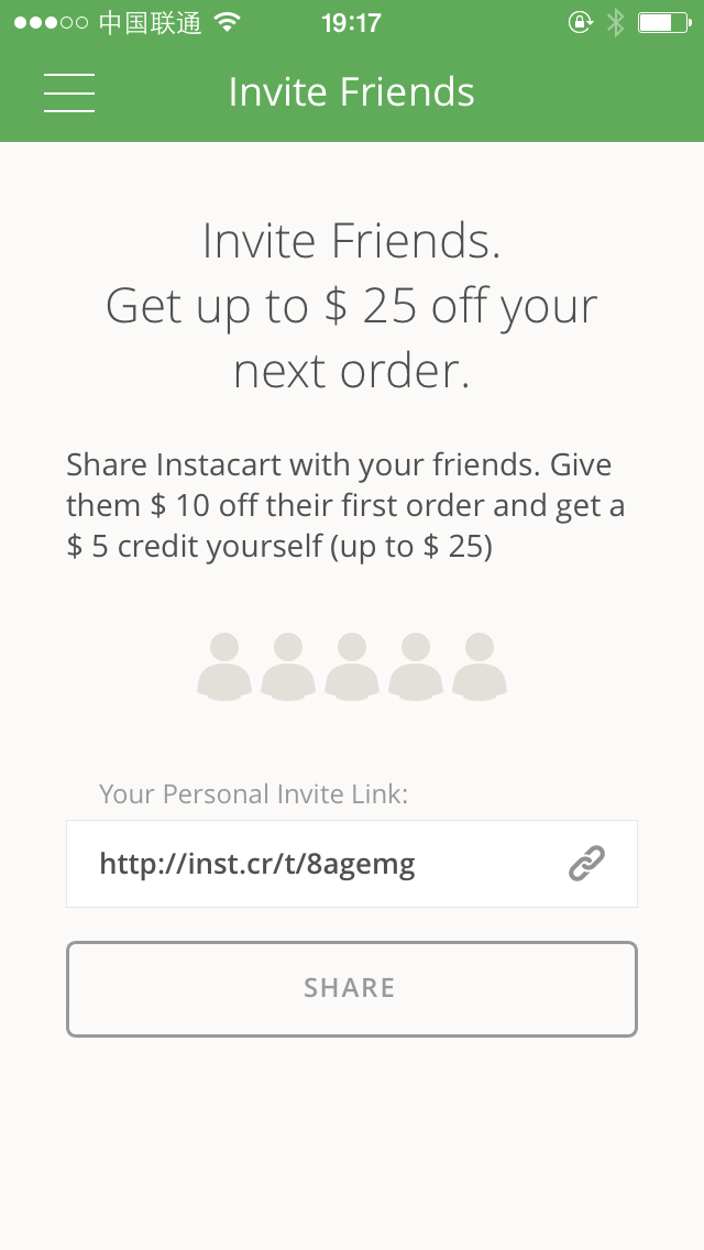 Instacart Invite
