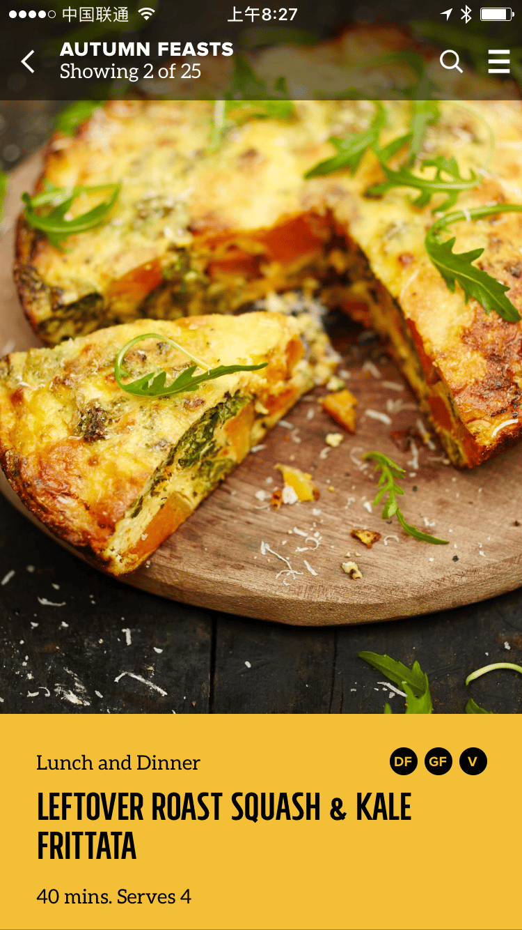Jamie Oliver’s Recipes Content