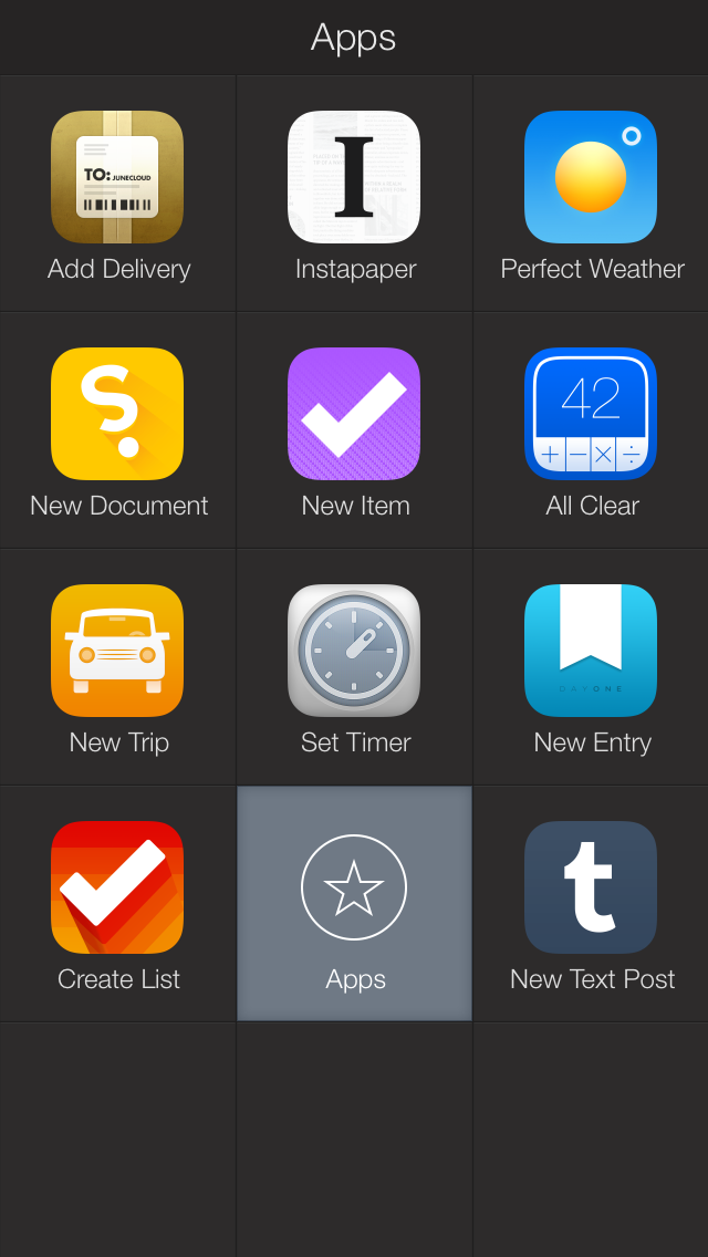Launch Center Pro Content