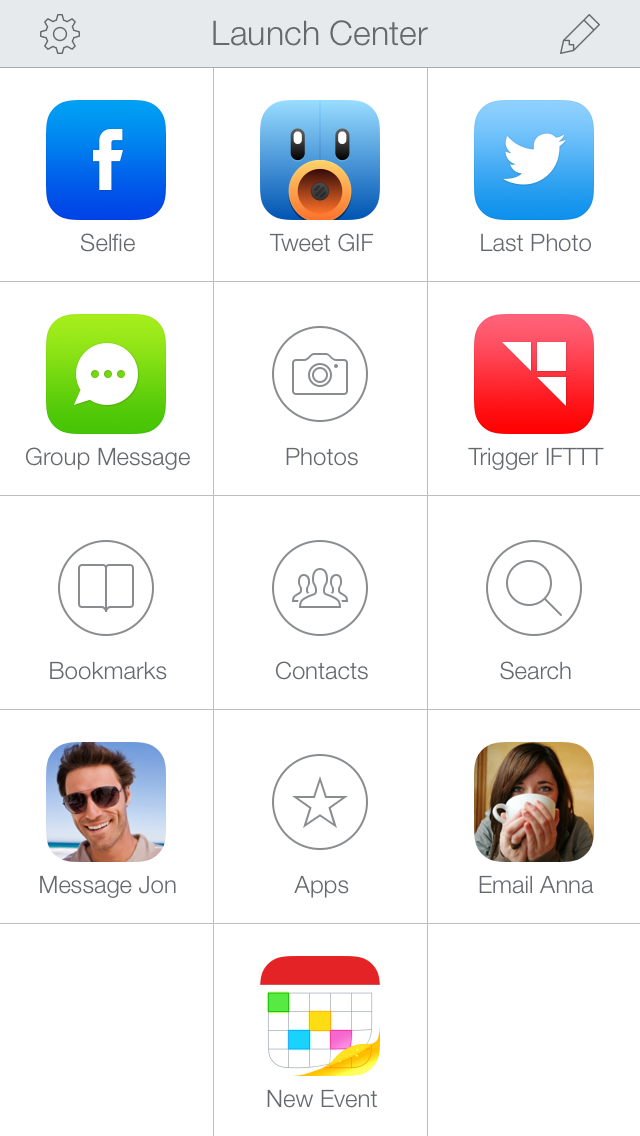 Launch Center Pro Home