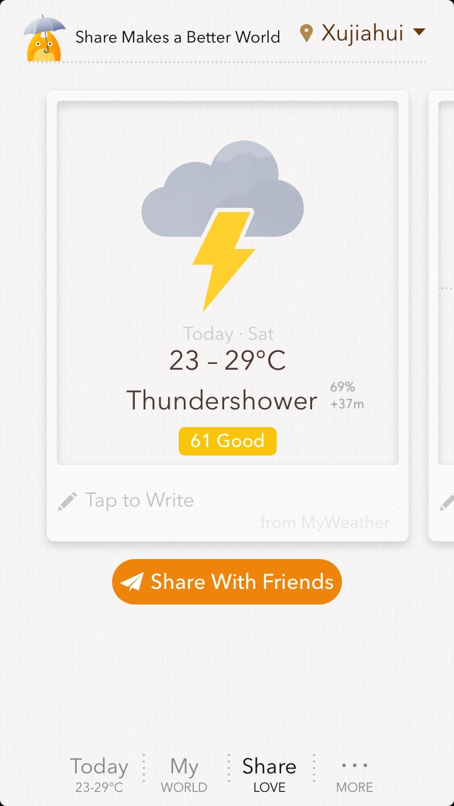 MyWeather Share