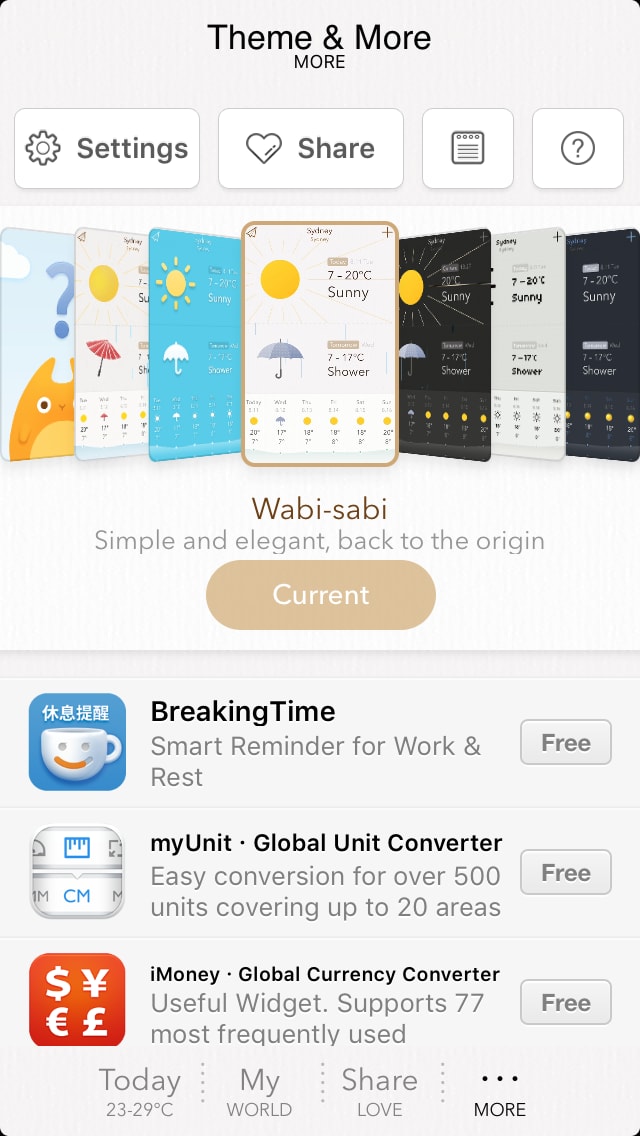 MyWeather Theme