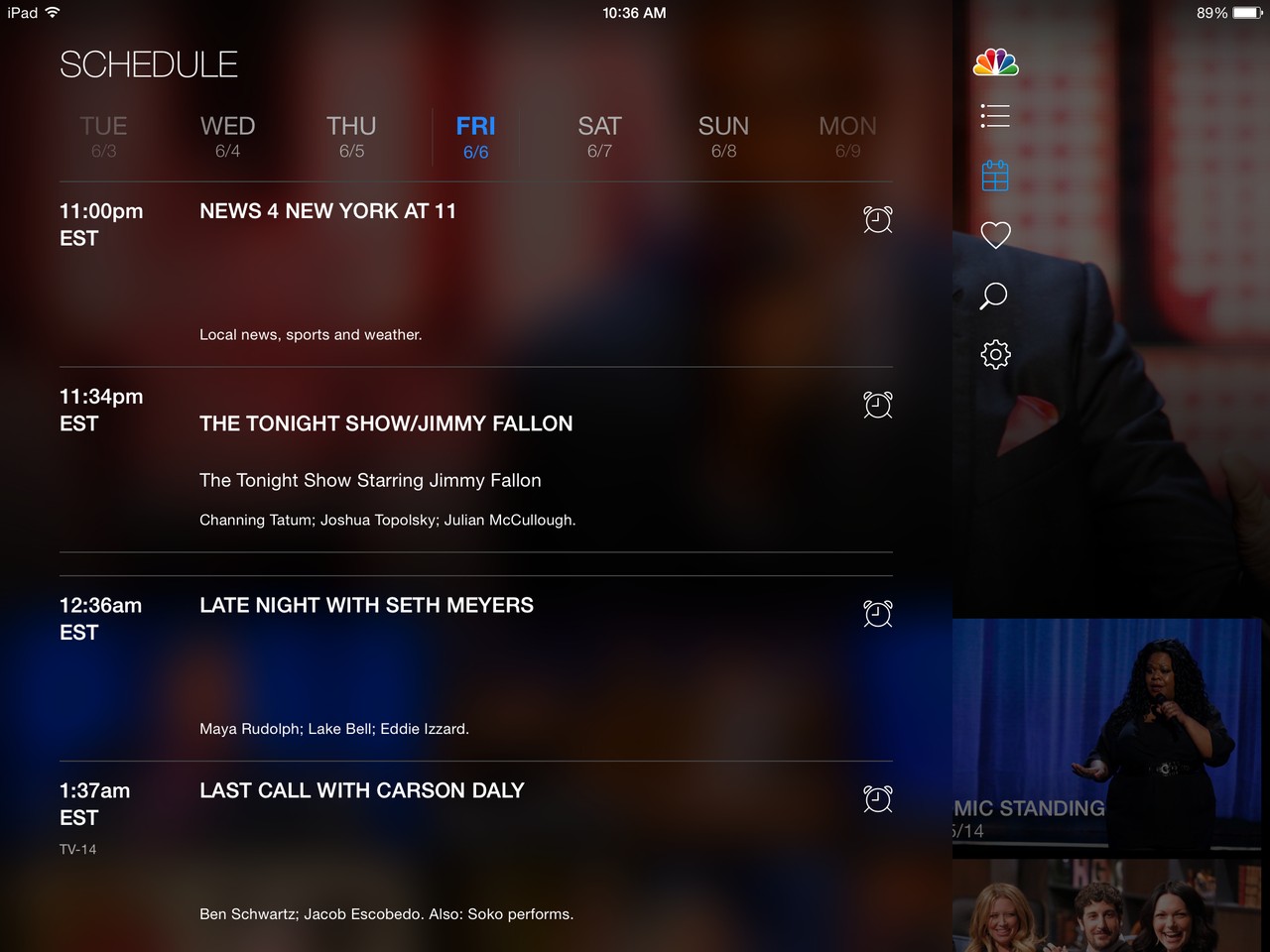 NBC Schedule