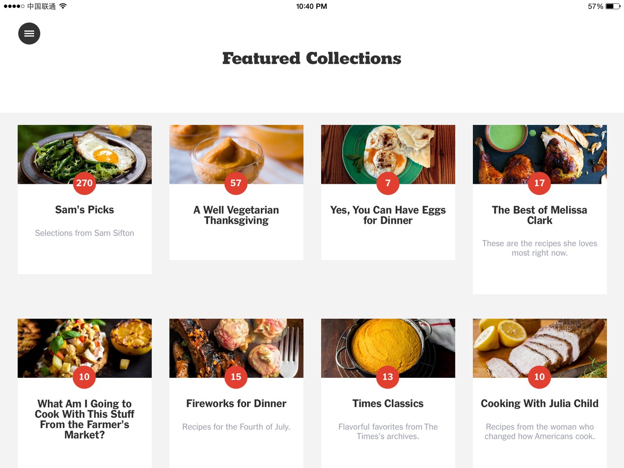 NYT Cooking List