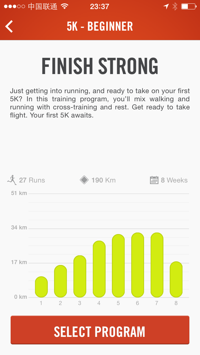 Nike+ Running Program