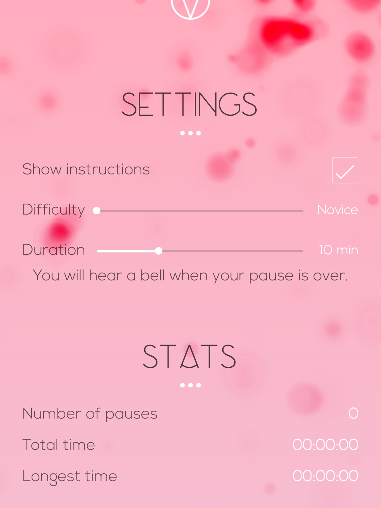 PAUSE Setting