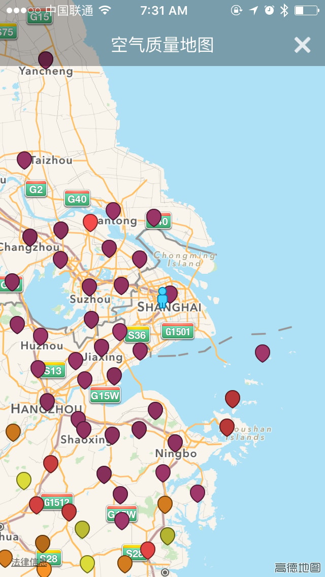 PureSky Map