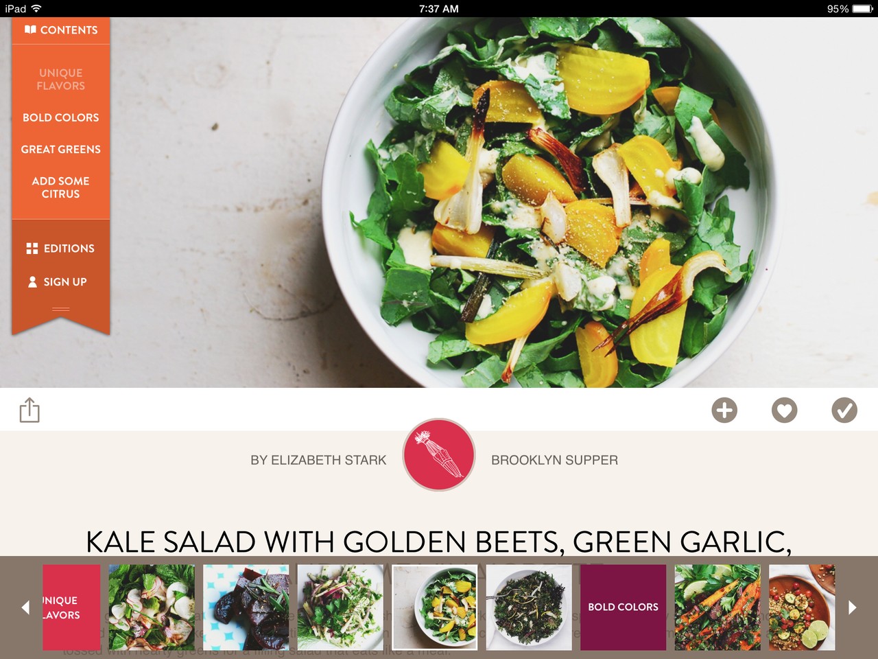 Recipes Content