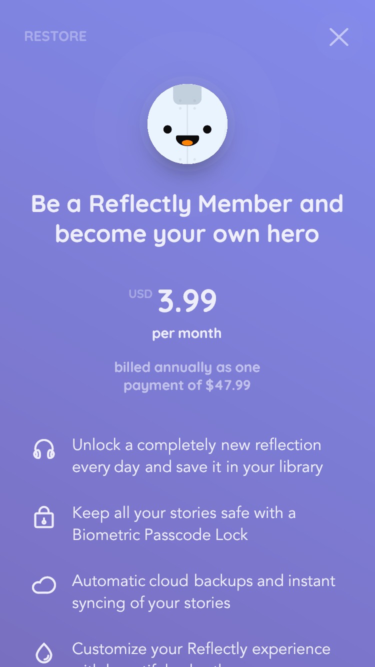 Reflectly Unlock