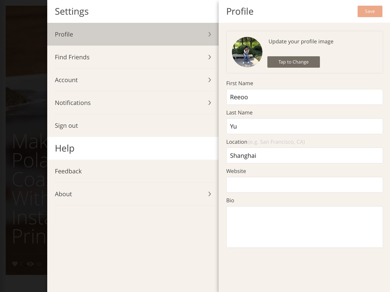 Snapguide Settings